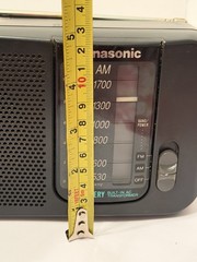 Vtg AM/FM Portable Radio Panasonic RF-544 Tested Working