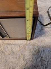 Vintage Lloyd&rsquo;s 1H83W-94A AM FM Solid State 2 Speaker Wood Grain Table Radio…