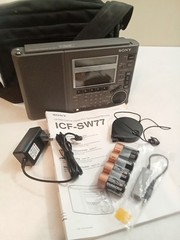 SONY ICF-SW77 Radio Short Wave Excellent Condition – LW/MW/SW/FM Stereo Receiver