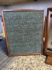 1963 MCM GE GENERAL ELECTRIC T-1000C STEREO AM FM TUBE RADIO TESTED WORKING