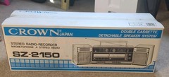VTG Crown Japan Stereo Radio Recorder Magnetophone Stereo Radio SZ-2150 Detach