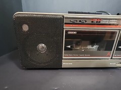 Vintage Sears SR3000 Series FM/AM Stereo Receiver Dual Cassette One Recorder