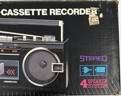 Vtg SOUNDESIGN Mini Slim Radio-Cassette Recorder 4628BLK Box Only – Great Decor