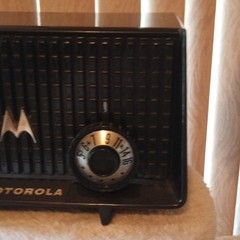 Motorola 56R Model Vintage Tube Radio, Black Excellent/Near Mint Working 📻 🔥
