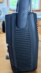 Vintage Portable Radio Realistic Patrolman-50 RadioShack Chrome As Is
