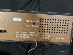 Vintage Space Age COMMODORE FUTURISTIC SOUND Radio JAPAN MCM Mod Design