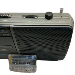 AM/FM Radio Cassette Recorder Portable Boombox Tested Working GE 3-5264A W Tape