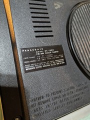 Vintage Panasonic Flip Clock FM AM Radio Model RC-7589 Fully Functional