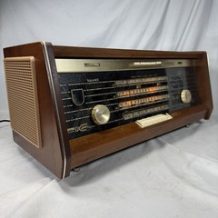 1965 Norelco Bi-Ampli Gramm FM Stereo Tube Multi-Band 75W Radio B5X43A/54 Tested