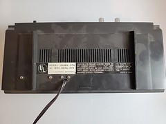 Vintage Lloyd’s AM FM Stereo Flip Clock Radio J636G Tested Missing Tuning Knob
