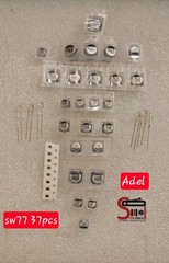 Sony ICF-SW77 Repair Kit Panasonic JAPAN + 6 LEDs + Service Manual 37pcs USA