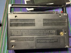 Vintage Sony AM/FM Radio TFM 7150W Black 10 Transistor WORKS