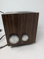 Vtg MCM Sony TFM C450W Weather CUBE AM/FM Flip Clock Radio Parts / Repair (READ)