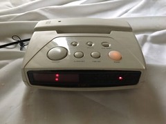🔥 Vtg Soundesign Radio Shack Telephone AM FM Clock Radio 80s Retro NOSTALGIA