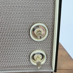Vintage 1965 Sears Silvertone Model 132.4901 Solid State AM Clock Radio WORKS