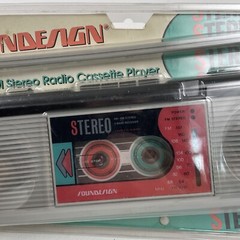🔥Soundesign Radio Cassette AM/FM/Stereo 1988 Model 4611SGY BRAND NEW SEALED🔥