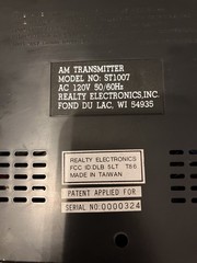 Vintage Radio Shack Realistic « A Show & Tell House » AM Transmitter/FOR PARTS