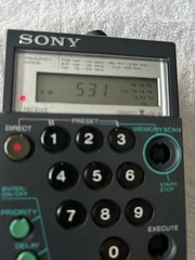 Sony Air-8 Handheld Synthesized Receiver 4-Band PSB/AIR/FM/AM Radio