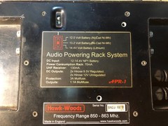 Hawk Woods APR Audio power rack for Audio Ltd 2020/2040 wireless receivers