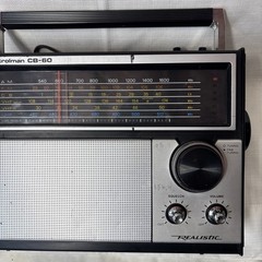 Vintage Realistic Patrolman CB-60 Model No. 12-766 Radio