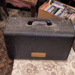 Zenith Trans-Oceanic Vintage Portable Radio in Black Carry Case