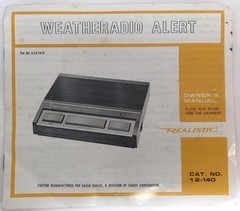 Realistic Weather Radio Alert Model 12-140 Tested Working National Weather VIDEO