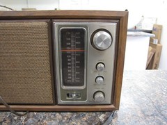 Vintage Sony Radio ICF-9650W AM/FM Stereo Woodworks Fidelity Sound -Tested Works
