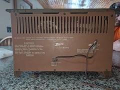 Vintage 1960s Zenith Long Distance Am/Fm Radio Model N731 Working Man Cave