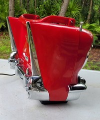 1957 VINTAGE CHEVY RANDIX CR-1957 AM/FM/CASSETTE AC/DC RADIO MINT CONDITION+++++