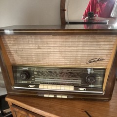 SABA Meersburg Vintage Tabletop Tube Radio, Shortwave, Wood Cabinet