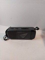 Sound Design-RCP AM/FM Radio Cassette Player Model #4610 GRY Works! READ!