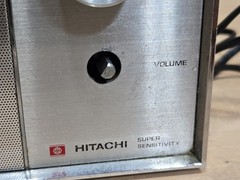 VINTAGE 70&rsquo;s Hitachi Model KH-1016H AM/FM Portable Transistor Radio AS-IS REPAIR