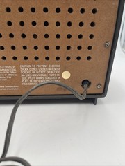 Vtg Sony Radio Model ICF-9540W AM/FM 2 Band 6 Transistor Woodgrain. Pre-owned
