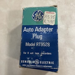 Vintage General Electric Auto Adapter Plug model RT9528