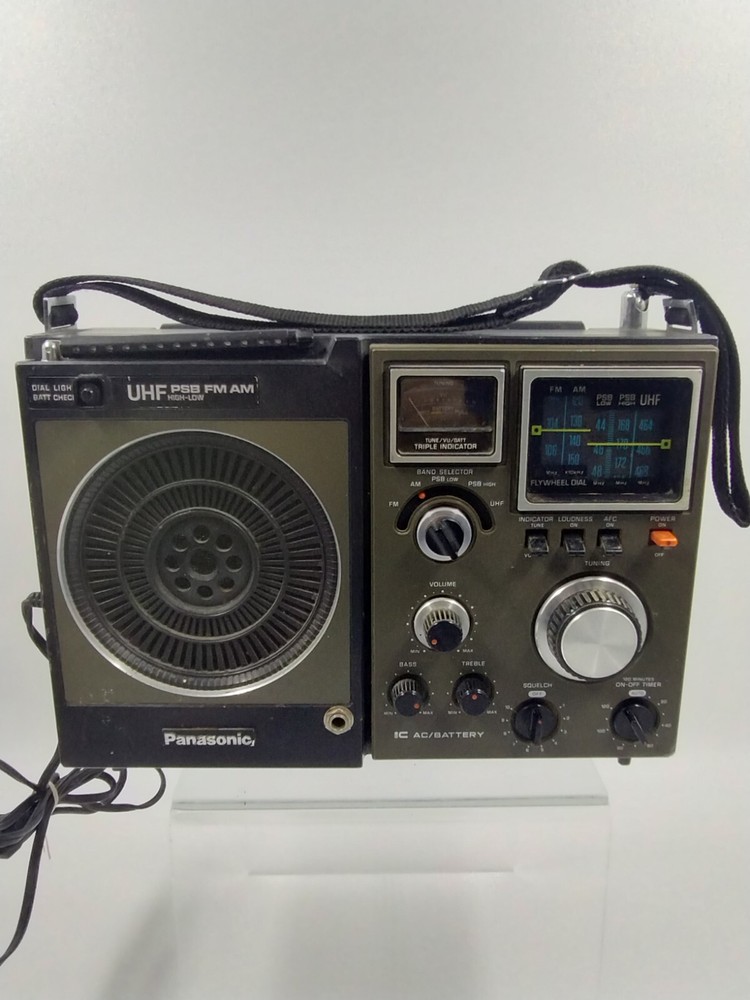 Vintage Panasonic RF-1170 Shortwave Radio 5-BAND UHF PSB Low High FM/AM
