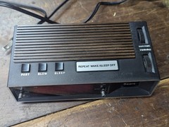 Vintage Sears Digital Alarm Clock AM Radio Dial Model 317.23710 700 TESTED