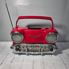Randix Chevy 1957 Radio AM/FM Stereo w/Power Supply- Cassette Player Not Working