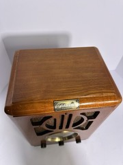 Crosley CR72 AM/FM Cassette Radio Wood Cabinet Classic 1998 NOS w/ Box