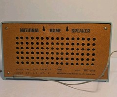 Vintage RARE Matsushita National Speaker model SPT-641 Blue/Green