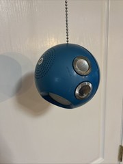 Vintage 1969 Panasonic Radio Panapet BLUE BALL R-70 Model Space Age AM Works