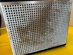 Vintage Sanyo RP-5115U Portable Radio Black AM/FM 2-Band Solid State with Cable