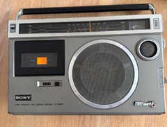 Near Mint! 1970s Sony Radio Cassette Player Cf-1980 Mark5 Boombox Maintained JP