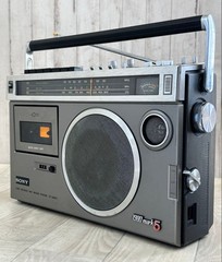 SONY CF-1980 Mark 5 Radio Cassette Recorder With Original Cover