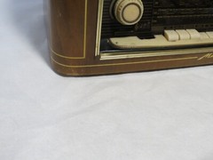 METZ 308 Large Tabletop Tube AM FM SW Radio Germany Working
