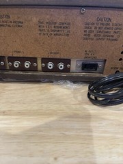 COMMODORE FM-AM STEREO MULTIPLEX / 8 Track Player ( Will Free 2 RCA SPEAKERS )