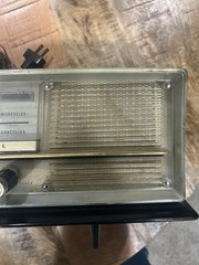 Vintage Tube Radio Two Speaker Needs Repair Lights Up