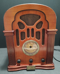 Vtg 1991 Radio Shack AM FM Cassette 14&Prime; Model 12-697 Atwater Kent 1934 Replica