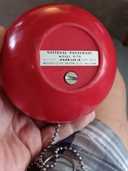 Vintage EXPO 70 Panasonic PANAPET R-70 AM Sphere Radio Red With Chain – Works!