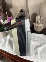 Vintage Silver RT435 Cassette Recorder BOOMBOX Portable Radio Shin-Shirasuna