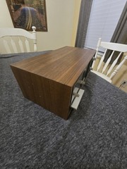 Vintage Panasonic RC-7247 Tabletop AM/FM Solid State Radio in Wooden Case Works